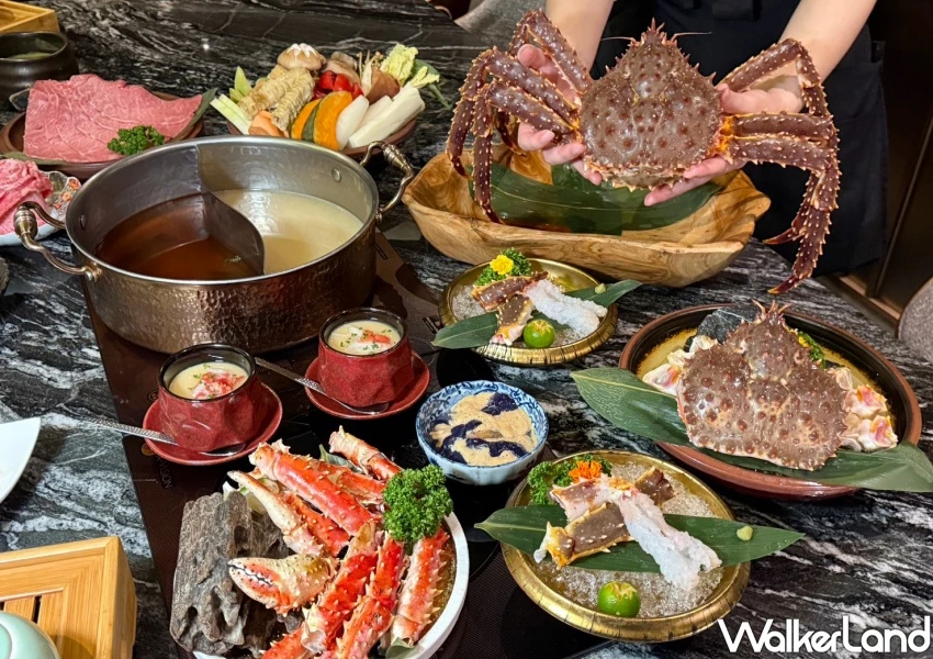 預約制台北火鍋!二本松涮涮屋「帝王蟹5吃」再送和牛,桌邊服務連殼都撥好。 預約制台北火鍋!二本松涮涮屋「帝王蟹5吃」再送和牛,桌邊服務連殼都撥好。