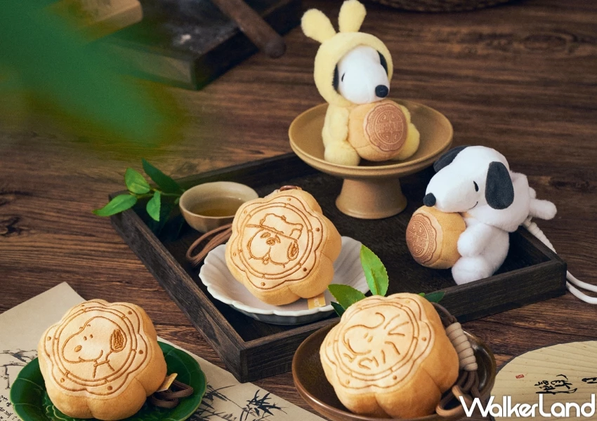 史努比中秋月餅周邊！威秀影城「史努餅」史努比 奧拉夫月餅吊飾必收藏。