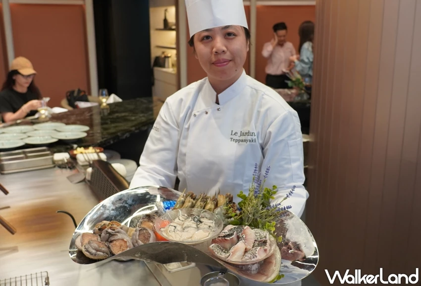 不用1500元的台中頂級鐵板燒！Le Jardin夏登法式鐵板燒，11道料理含雙主餐，微型婚宴和商務聚餐也適合。