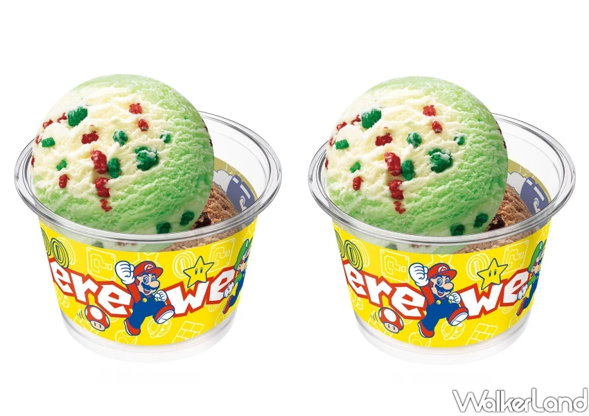 超級瑪利歐冰淇淋又來!31冰淇淋限定「?磚塊聖代」吃完直接帶走。
