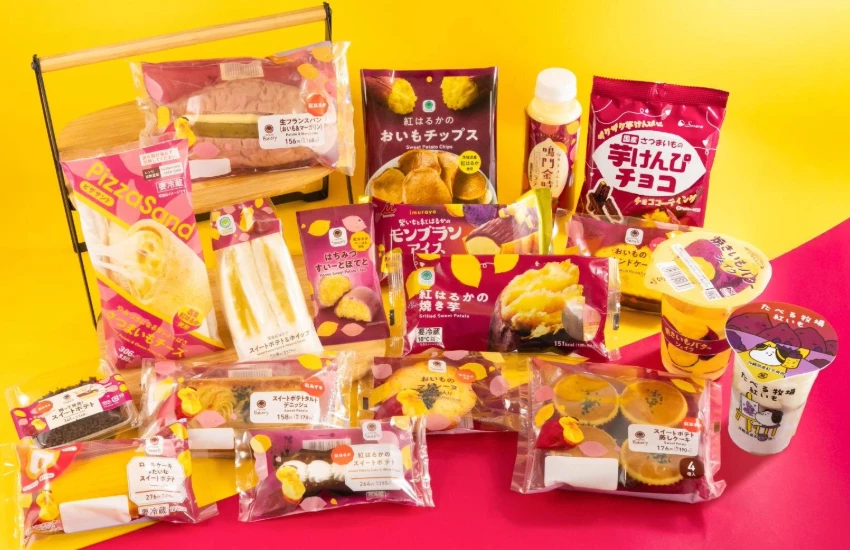 日本全家地瓜挖寶活動開跑，挖掘發現迷你烤地瓜、地瓜奶油奶昔等18款地瓜甜點。