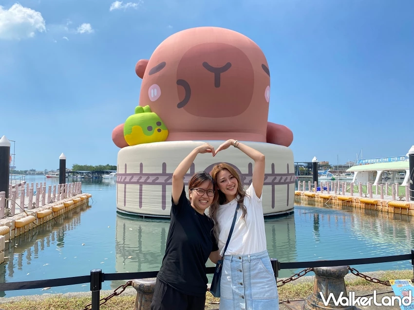 中秋國慶連假首選「卡比胖拉出沒注意」！安平漁人碼頭12公尺巨型水豚氣偶聯手七大秘境推限定打卡抽獎活動。