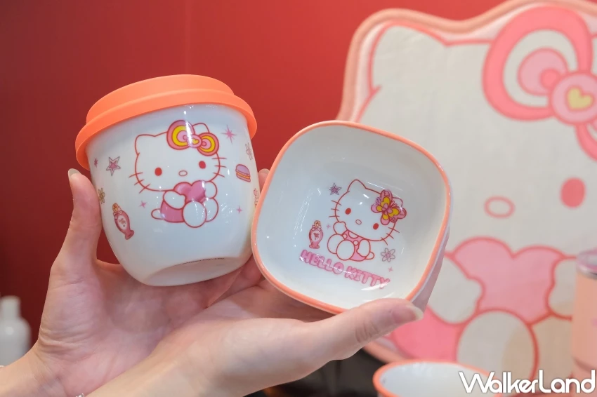 Kitty餐具滿額就送！Global Mall三麗鷗Kitty會員禮6款，中和Kitty快閃店必衝。