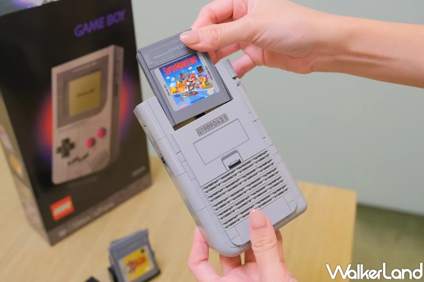 樂高Game Boy神還原！任天堂Game Boy神還原，薩爾達傳說 超級瑪利歐卡帶必收藏。