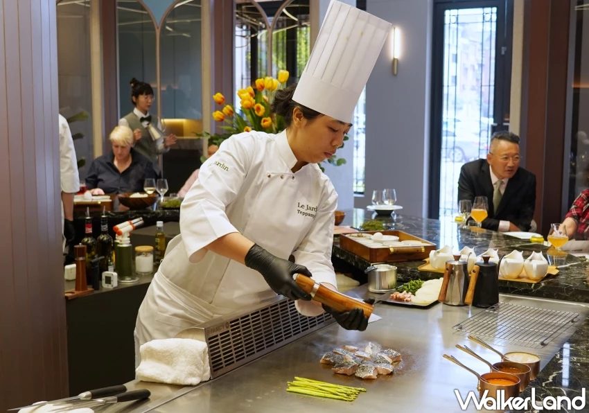 不用1500元的台中頂級鐵板燒！Le Jardin夏登法式鐵板燒，11道料理含雙主餐，微型婚宴和商務聚餐也適合。