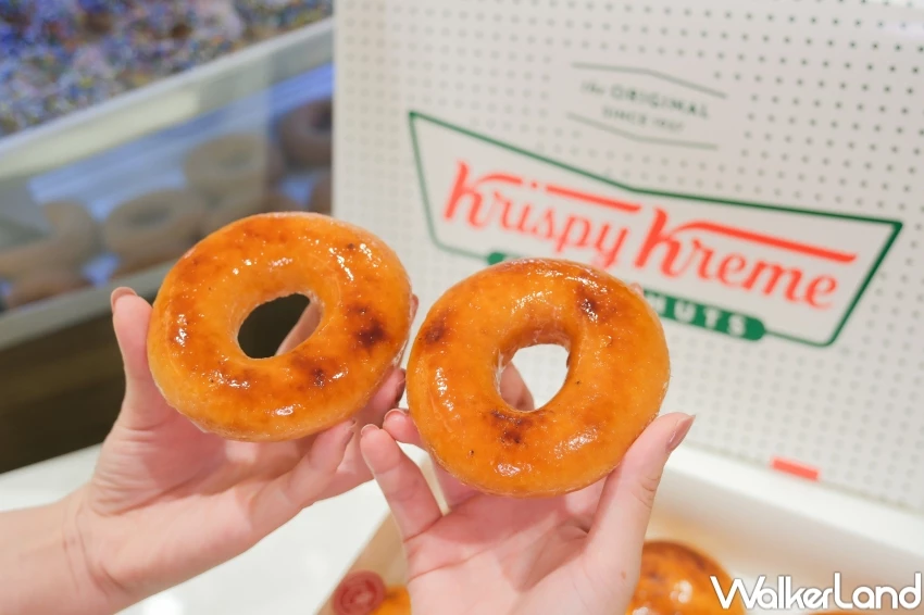 烤布蕾甜甜圈快閃16天!Krispy Kreme烤布蕾甜甜圈,加碼烤布蕾夾心貝開吃。 烤布蕾甜甜圈快閃16天!Krispy Kreme烤布蕾甜甜圈,加碼烤布蕾夾心貝開吃。