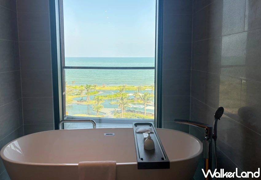 遠離下龍灣人潮！北越觀瀾島悅椿度假酒店開箱，北越最大戶外無邊際用池、泡湯、滑索一站體驗。