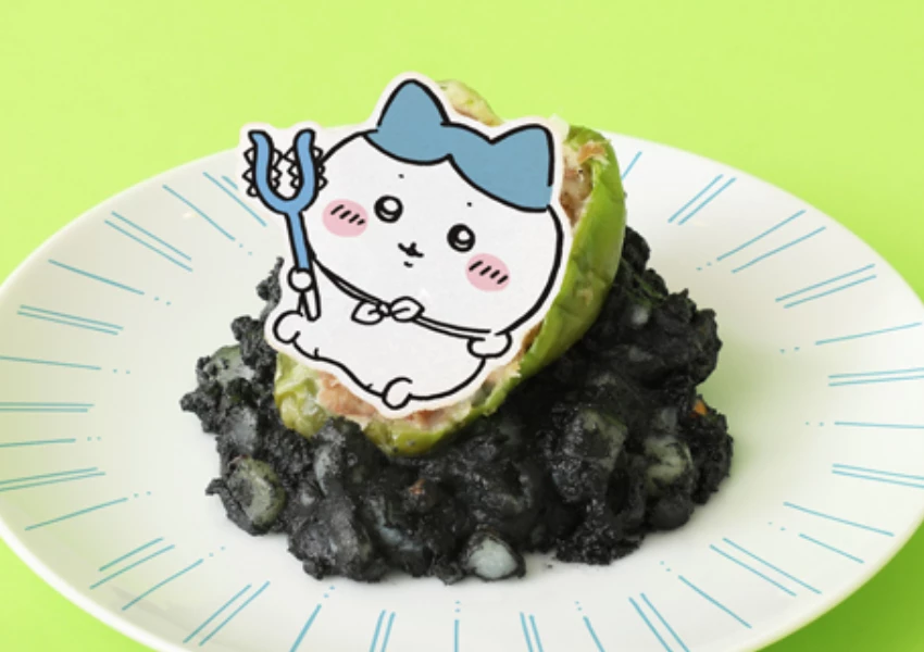 吉伊卡哇咖啡廳 討伐主題店 新開幕！東京咖啡廳推薦，那孩子煎餅、小八青椒鑲肉完美重現。