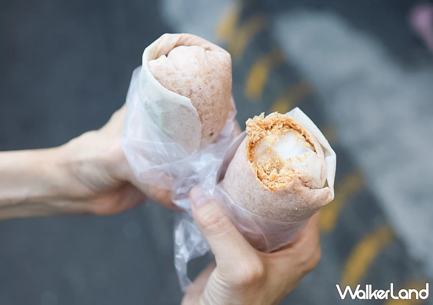 礁溪排隊美食！安記幸福餐車花生捲冰淇淋 Threads爆紅，限購6組、餅皮賣完就收攤。