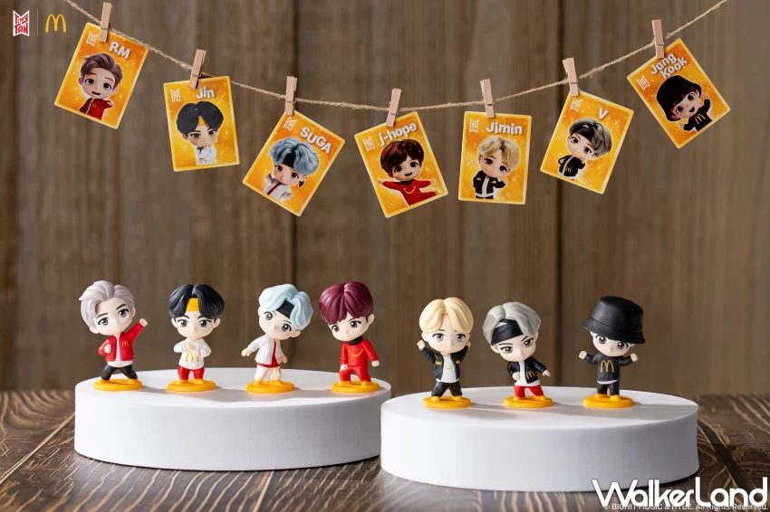 BTS麥當勞公仔!麥當勞限定版TinyTAN盲盒加價購,ARMY吃麥當勞抽起來。 BTS麥當勞公仔!麥當勞限定版TinyTAN盲盒加價購,ARMY吃麥當勞抽起來。