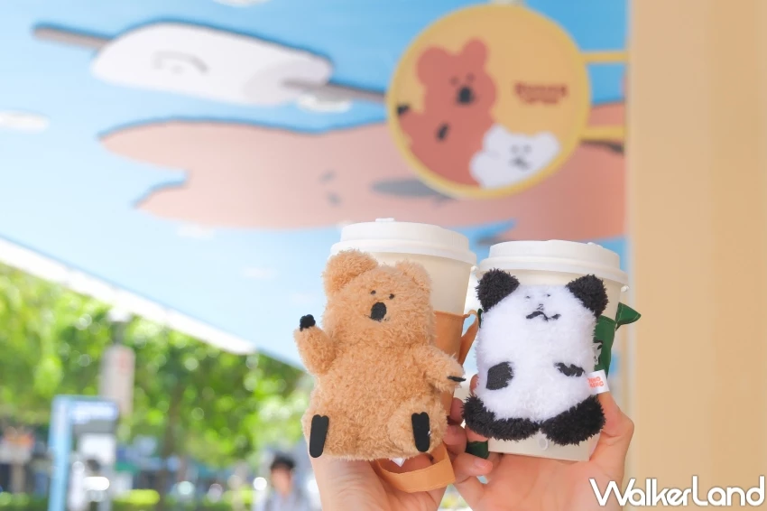 7-11 DINOTAENG主題店！短尾矮袋鼠主題小七，QUOKKA和BOBO限定杯套要搶。