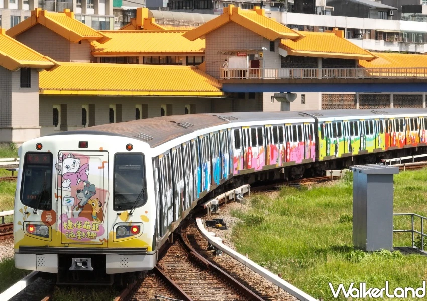 台北捷運迪士尼貓狗列車！拉環變魯斯佛、101忠狗爆萌，教你怎麼搭到。