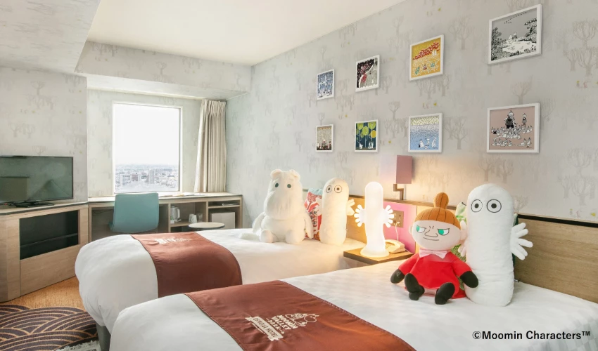 池袋陽光城王子飯店「嚕嚕米特別房」登場，專屬嚕嚕米客房和早餐，根本是粉絲的住宿夢幻企劃。