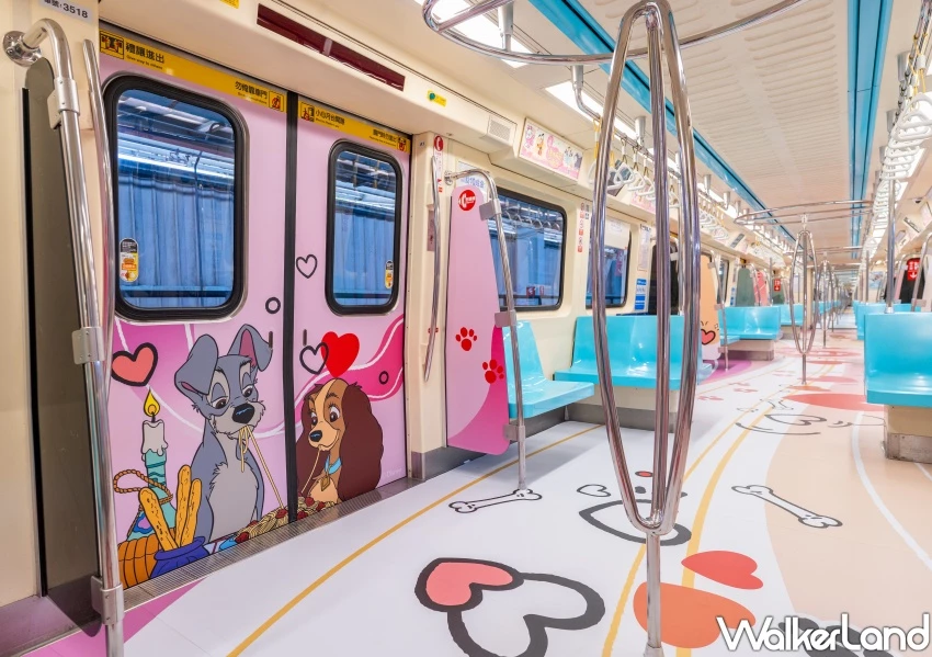 台北捷運迪士尼貓狗列車!拉環變魯斯佛、101忠狗爆萌,教你怎麼搭到。