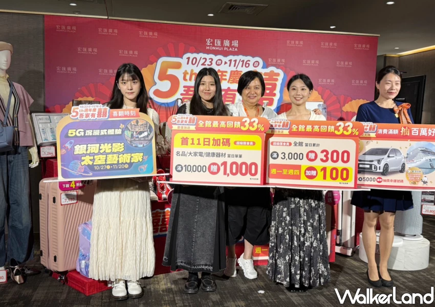 新莊宏匯41間新開店！宏匯週年慶買一送一超下殺，7大美食插旗。