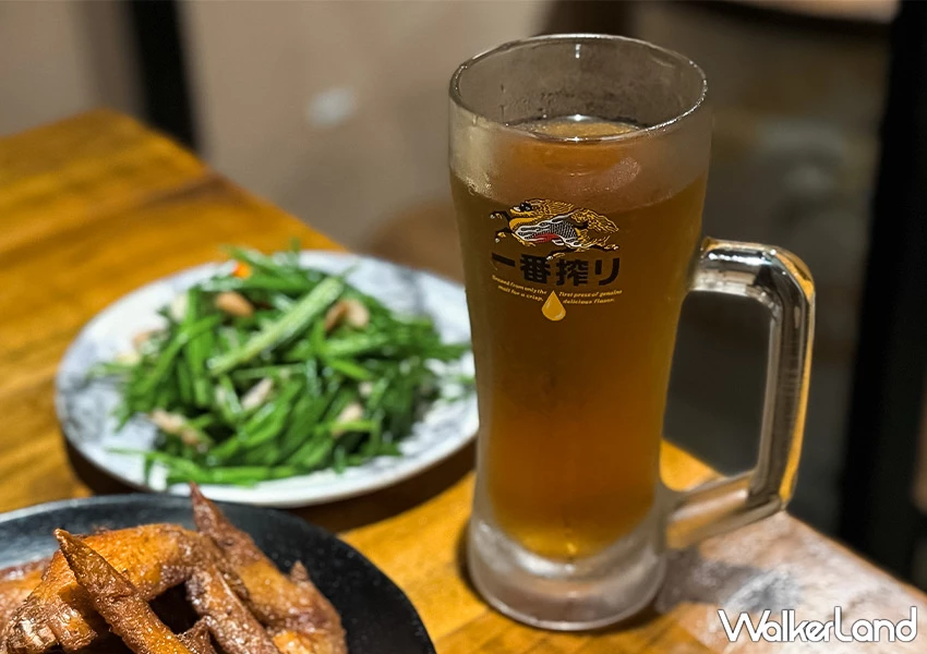 捷運市政府居酒屋推薦！激安の食事酒場 啤酒喝到飽598元，串燒、明太子烏龍麵必點。