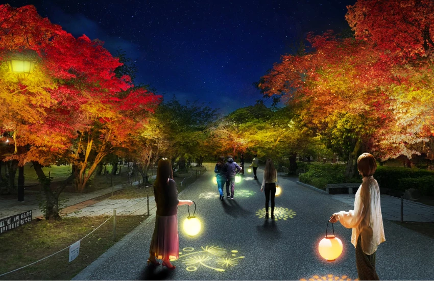 姬路城XNAKED沉浸式數位藝術展,「光之花綻放」夢幻投影+閃耀森林,古城變身藝術仙境。 姬路城XNAKED沉浸式數位藝術展,「光之花綻放」夢幻投影+閃耀森林,古城變身藝術仙境。