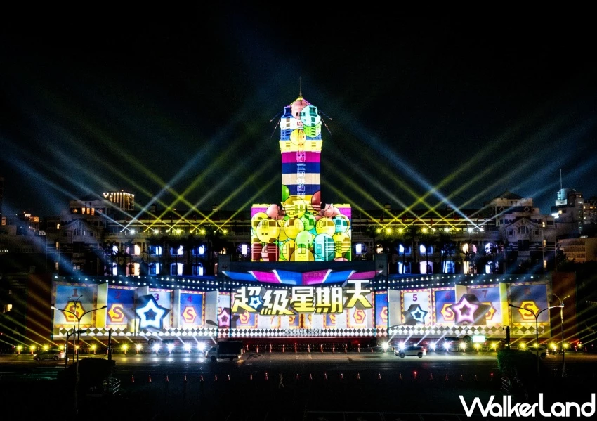 2025總統府光雕秀！雙十限定「致敬金鐘60」回憶殺，時間、交通管制必看。