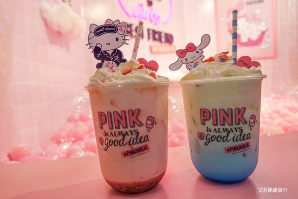 三麗鷗粉紅閨蜜期間限定店 /美食窩客 艾莉絲愛旅行 提供