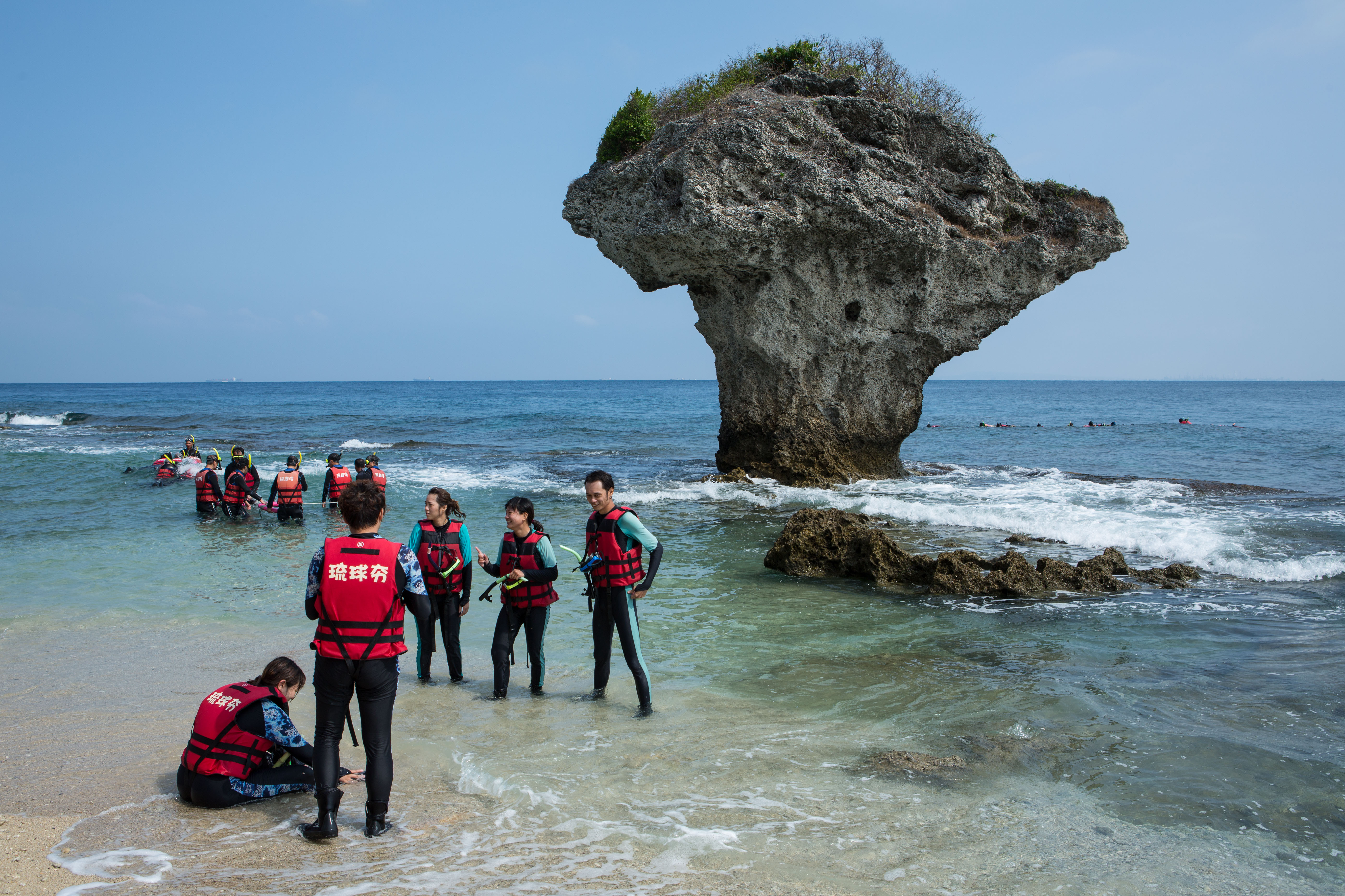 琉球港派大星浮潛