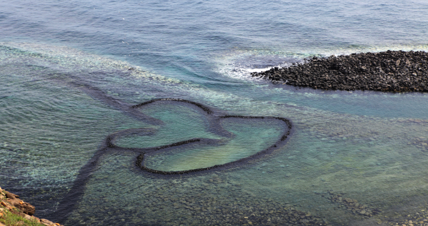 七美島-七美雙心石滬