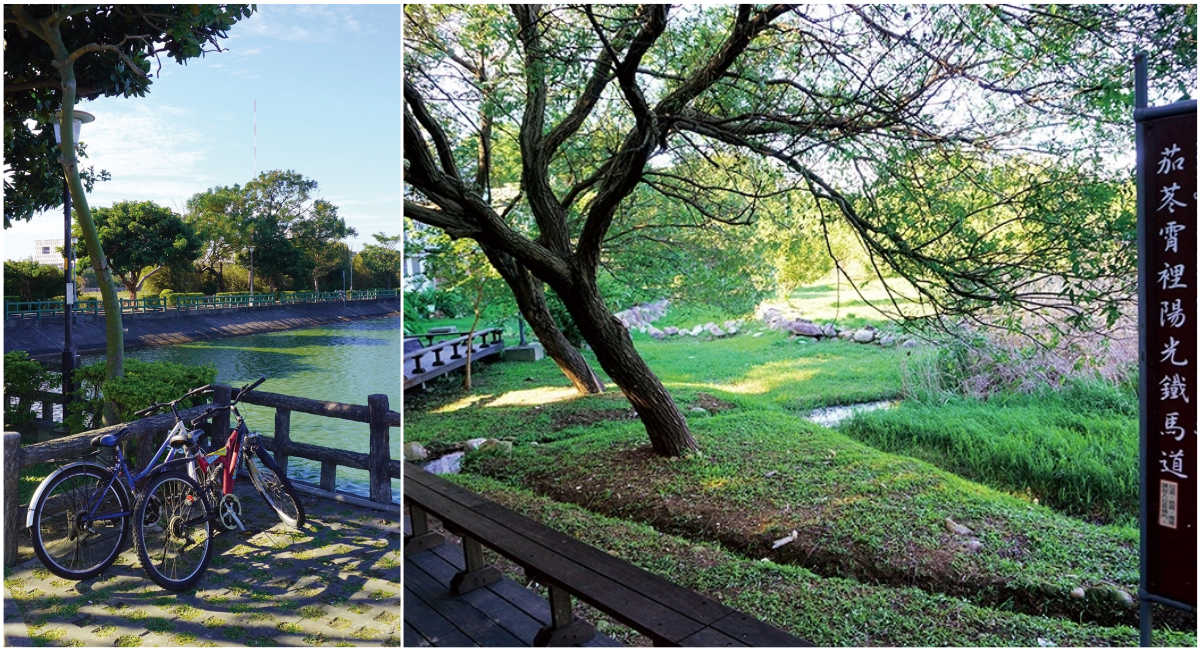 茄苳霄裡陽光鐵馬道