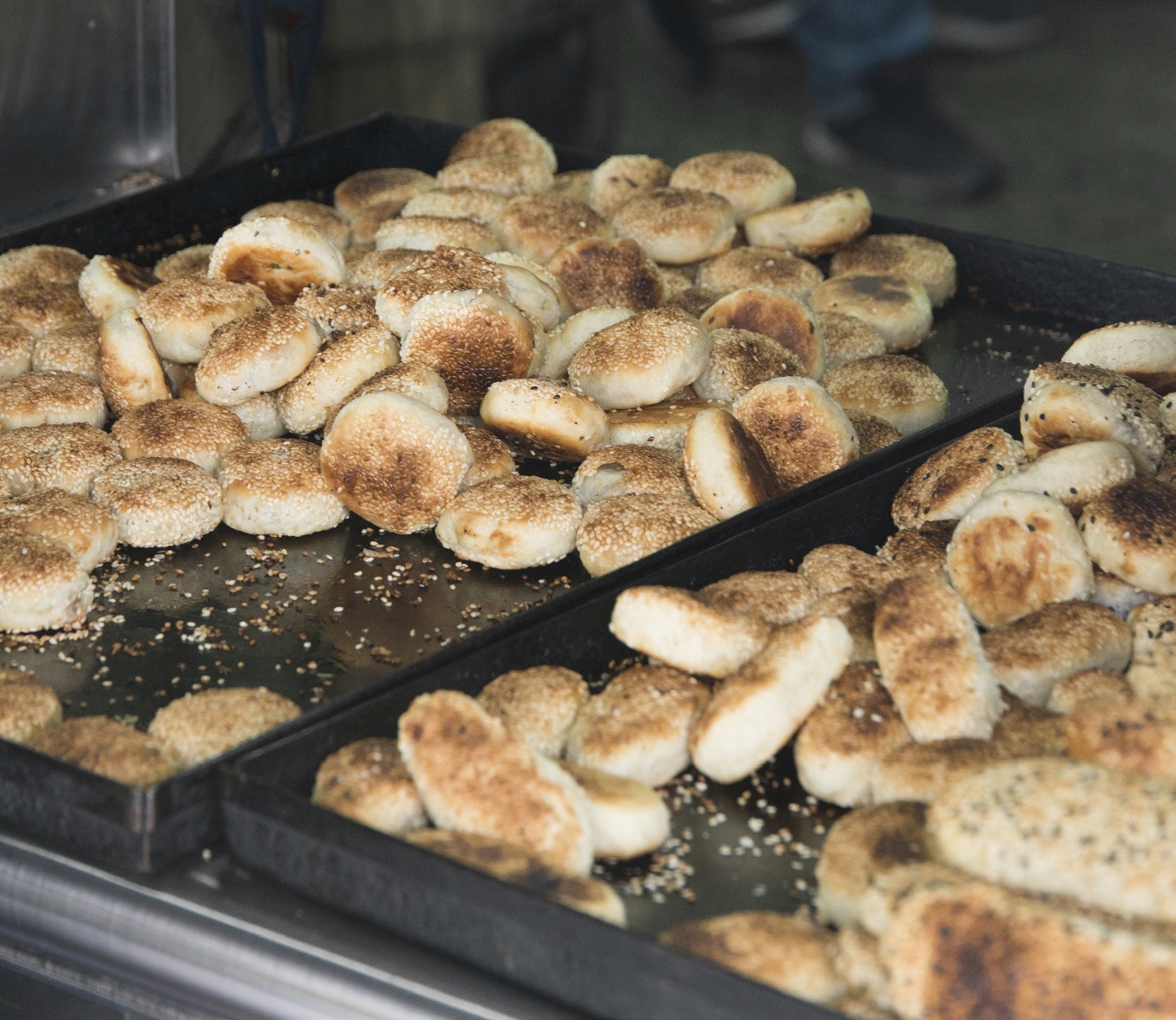 老張炭烤燒餅店