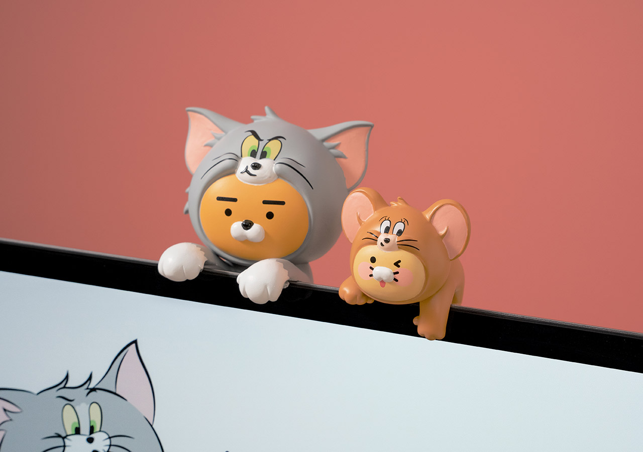 心臟爆擊！Kakao Friends×《Tom and Jerry》聯名小物登場，萊恩湯姆貓、春植傑利鼠可愛炸