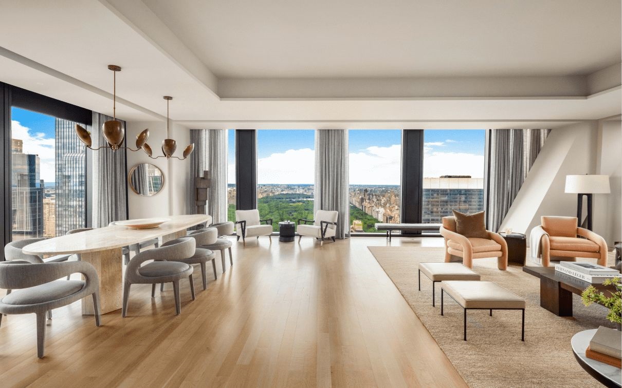 開箱紐約千億豪宅： 53 West 53 以紐約為靈感的全新住宅大樓，公開頂樓公寓奢豪設計空間