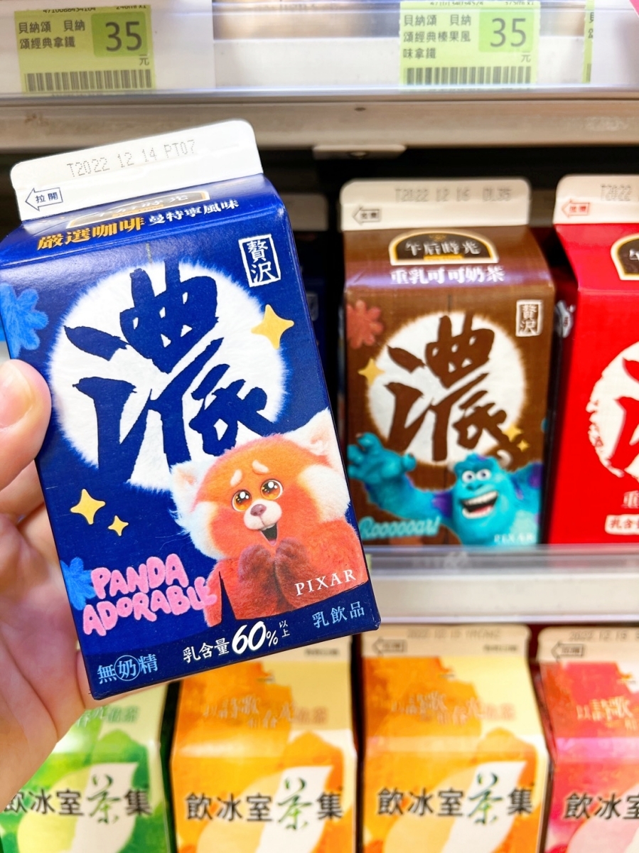 到便利商店找可愛！7-Eleven、全家的卡通超商飲料可讓開放冷藏櫃變得更吸引人了