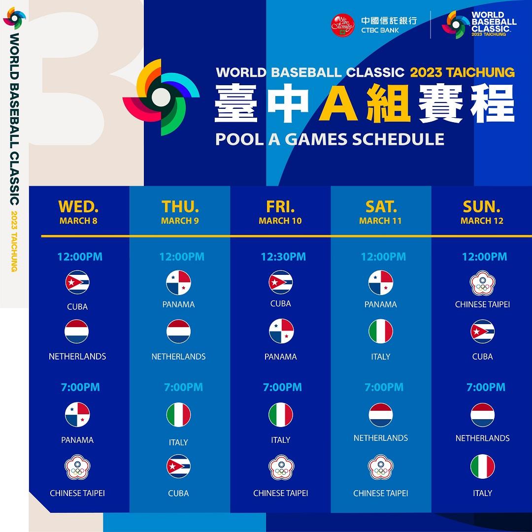 等了6年！WBC世界棒球經典賽3/8開打！賽事活動、轉播資訊、一次整理給你
