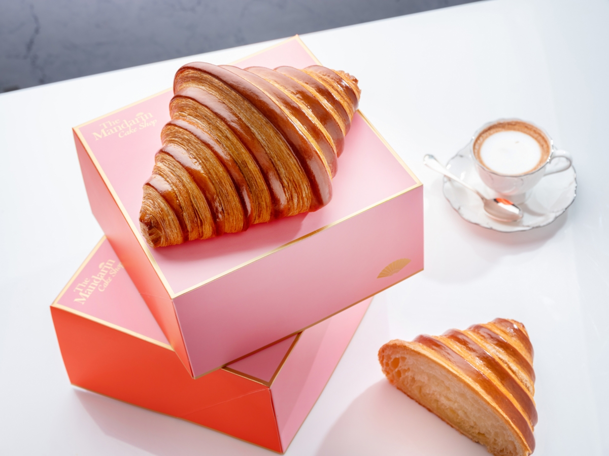 這麼大的可頌麵包怎麼吃！文華東方、Miss V Bakery、Feeling18LAB 、高雄漢來共推巨無霸可頌