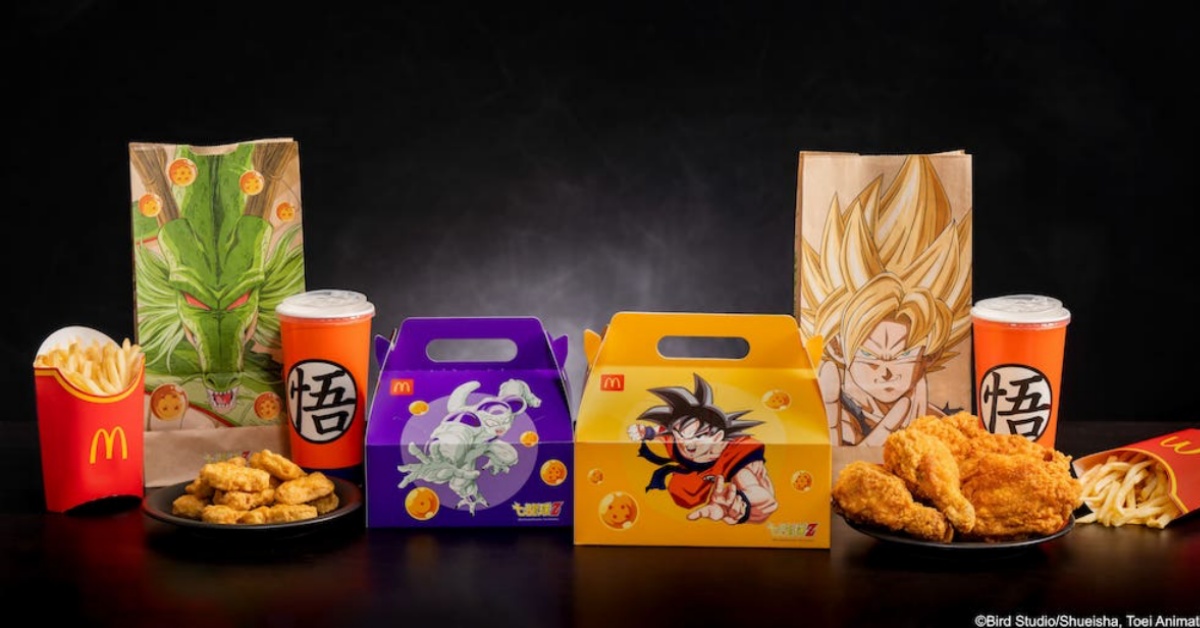 把悟空跟魔人普烏卡牌帶回家！麥當勞×《七龍珠Z》限定包裝與聯名小物強勢登場