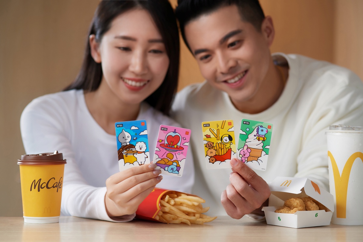 BT21粉準備去麥當勞報到！麥當勞×BT21推全新限定包裝、造型甜心卡，還有超萌小廢包讓你把雞塊帶著走