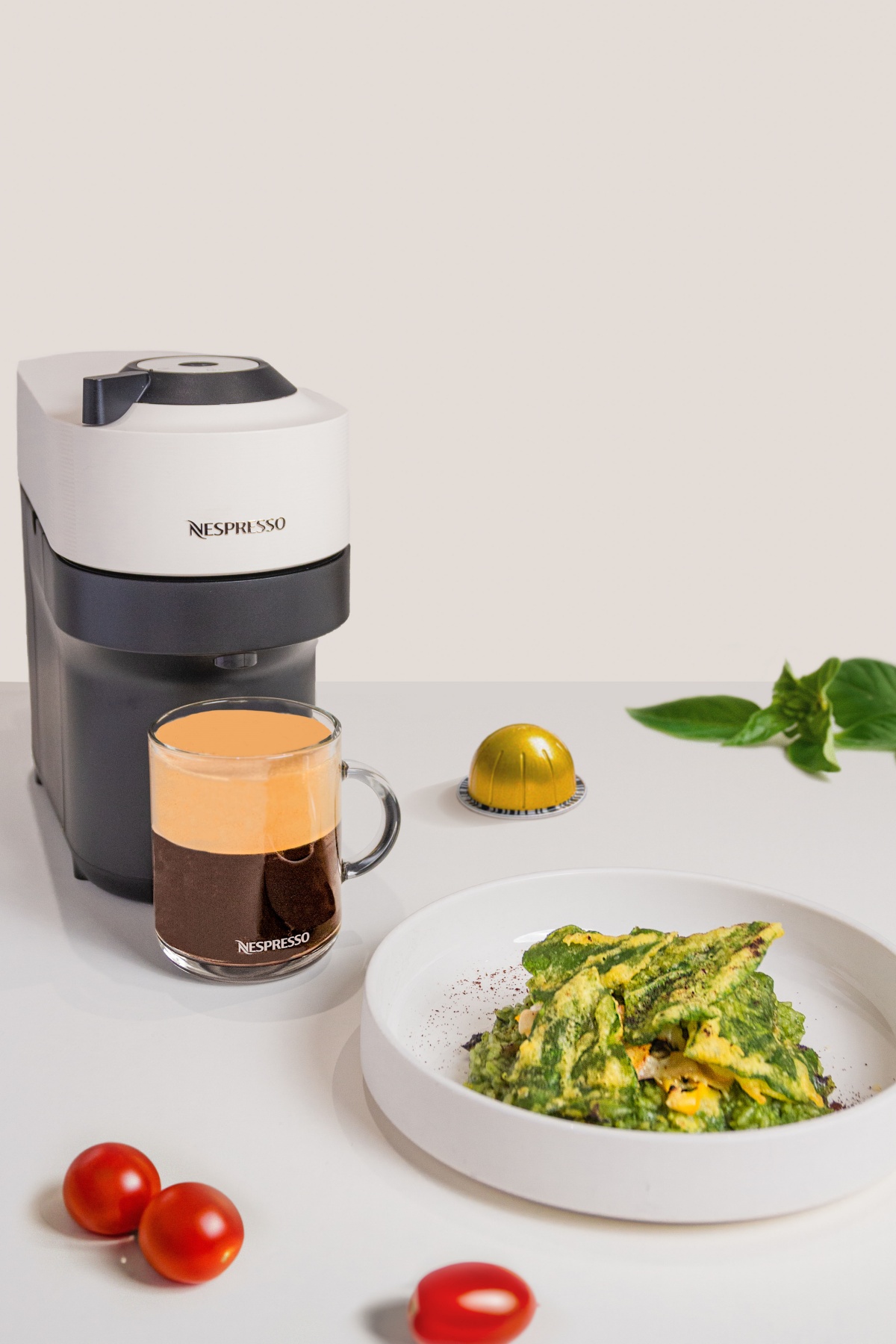 用咖啡渣孕育出的美食？Nespresso×小小樹食聯手推永續料理「地瓜葉燉飯」、「白菜廣式腸粉」