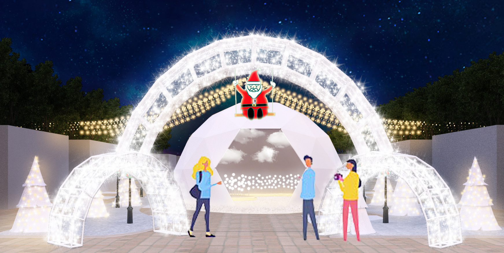 2022新北歡樂耶誕城！三大主題亮點以及Disney+的迪士尼、皮克斯與漫威陣容，High瘋板橋