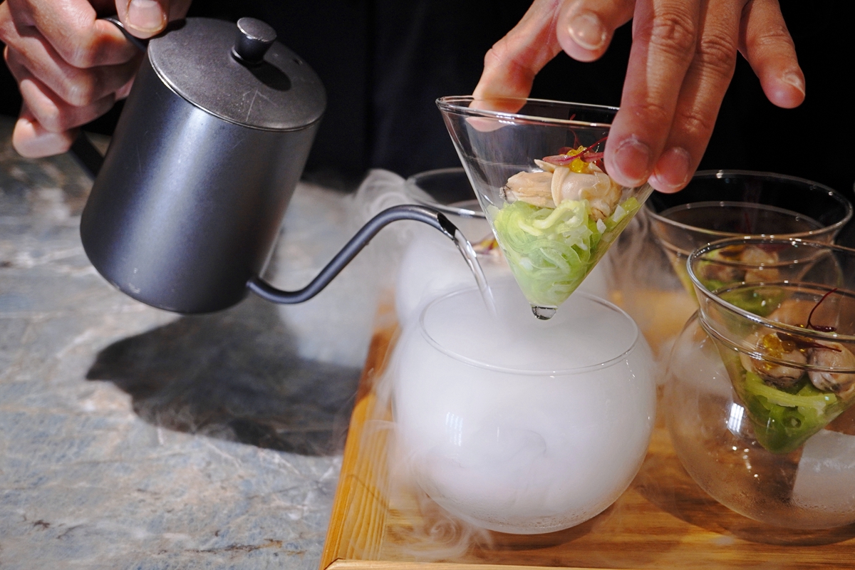 松山區全預約制Fine Dining餐廳「星 hoshi table」以英式茶飲融入菜系，打造創意無菜單料理