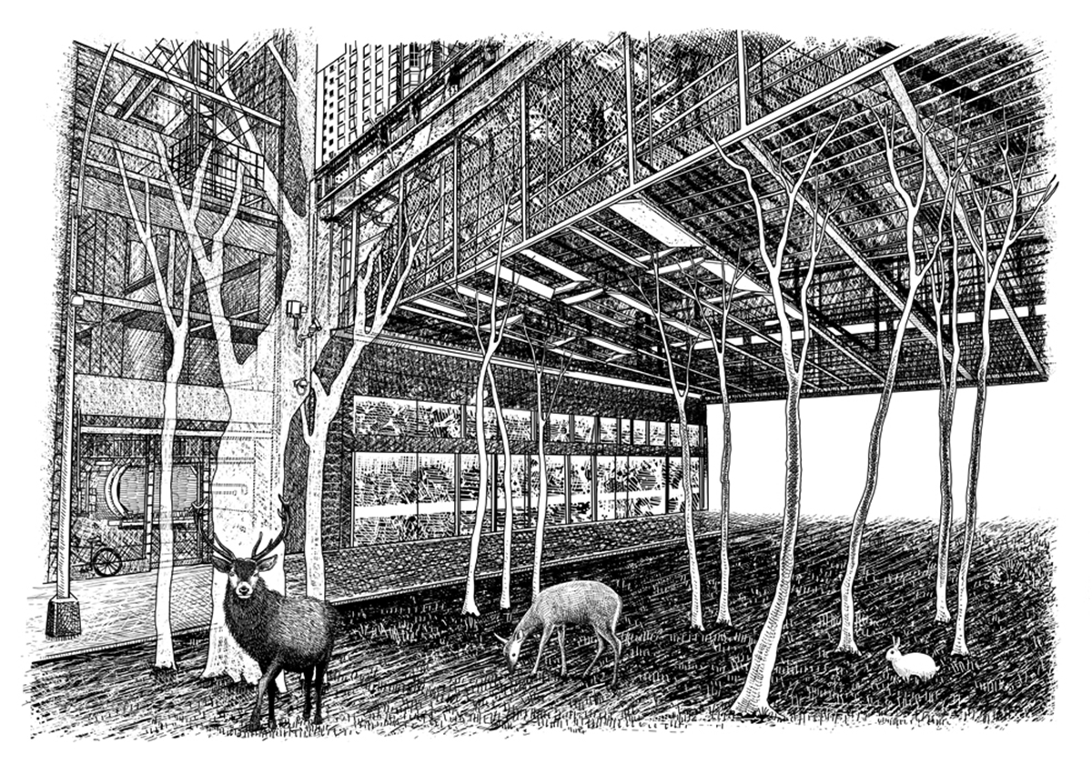 《眠夢 - 感官浮游》沈浸式展覽於屏東看海美術館開展！進入藝術家大岩奧斯卡 Oscar Oiwa 的黑白奇幻夢境