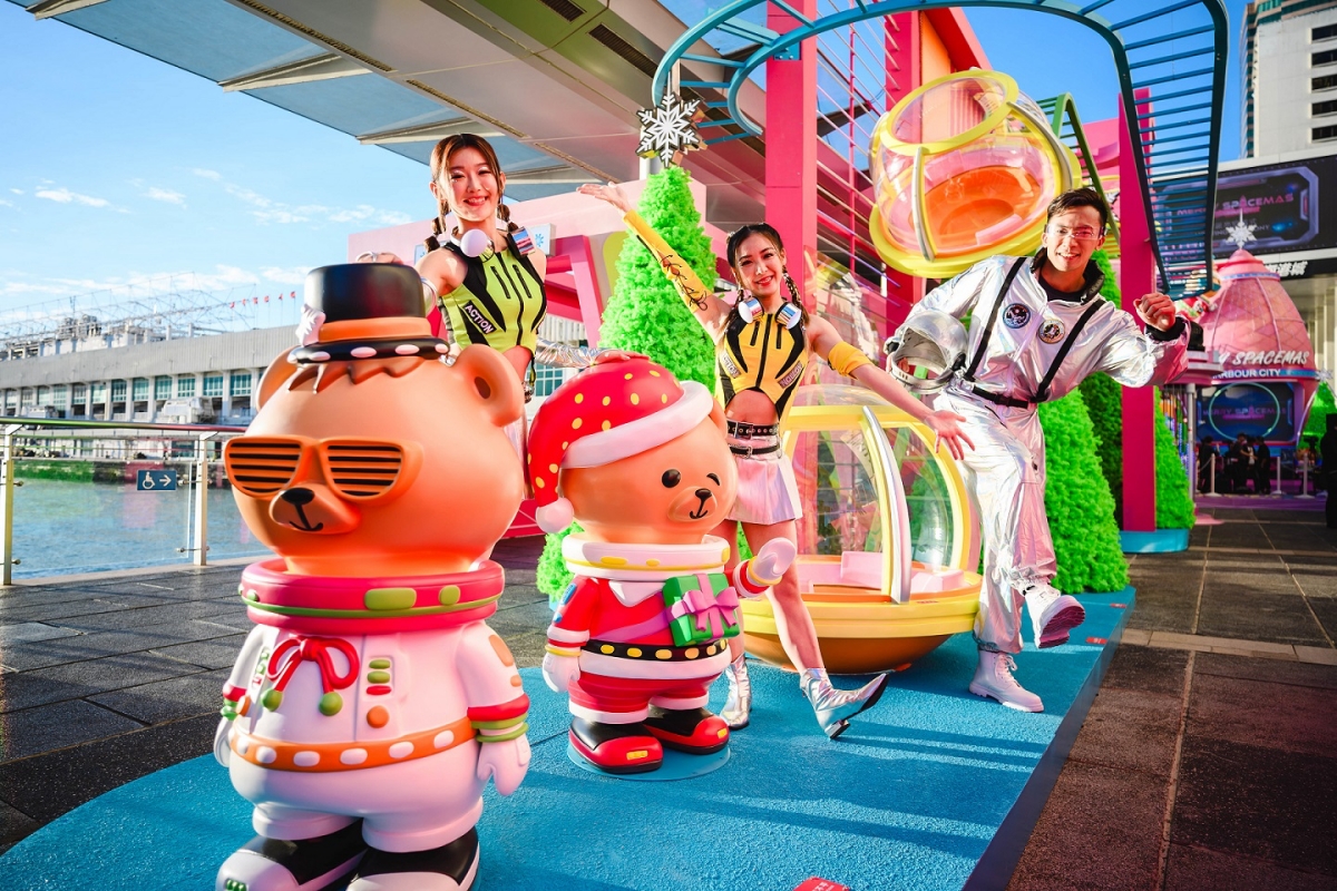 香港繽紛冬日巡禮登場！聖誕燈飾佈景閃亮西九文化區，今年更有維港水上煙火