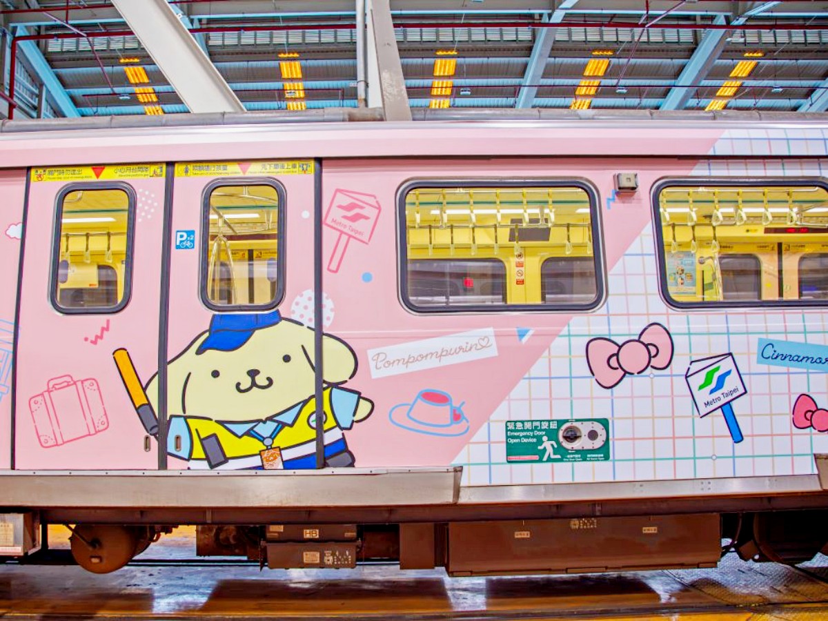 台北捷運攜手三麗鷗家族一起萌翻天！推出限量聯名商品、打卡點與彩繪列車遨遊大台北
