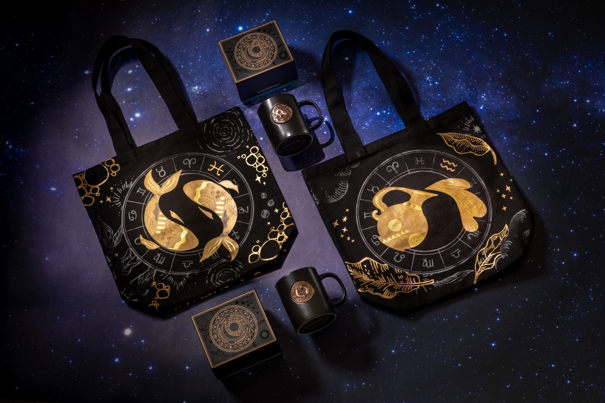 星巴克公布龍年新品：馬克杯、人氣熊寶寶Bearista紅金搭配展現東方龍年的喜氣，星座馬克杯系列同步登場
