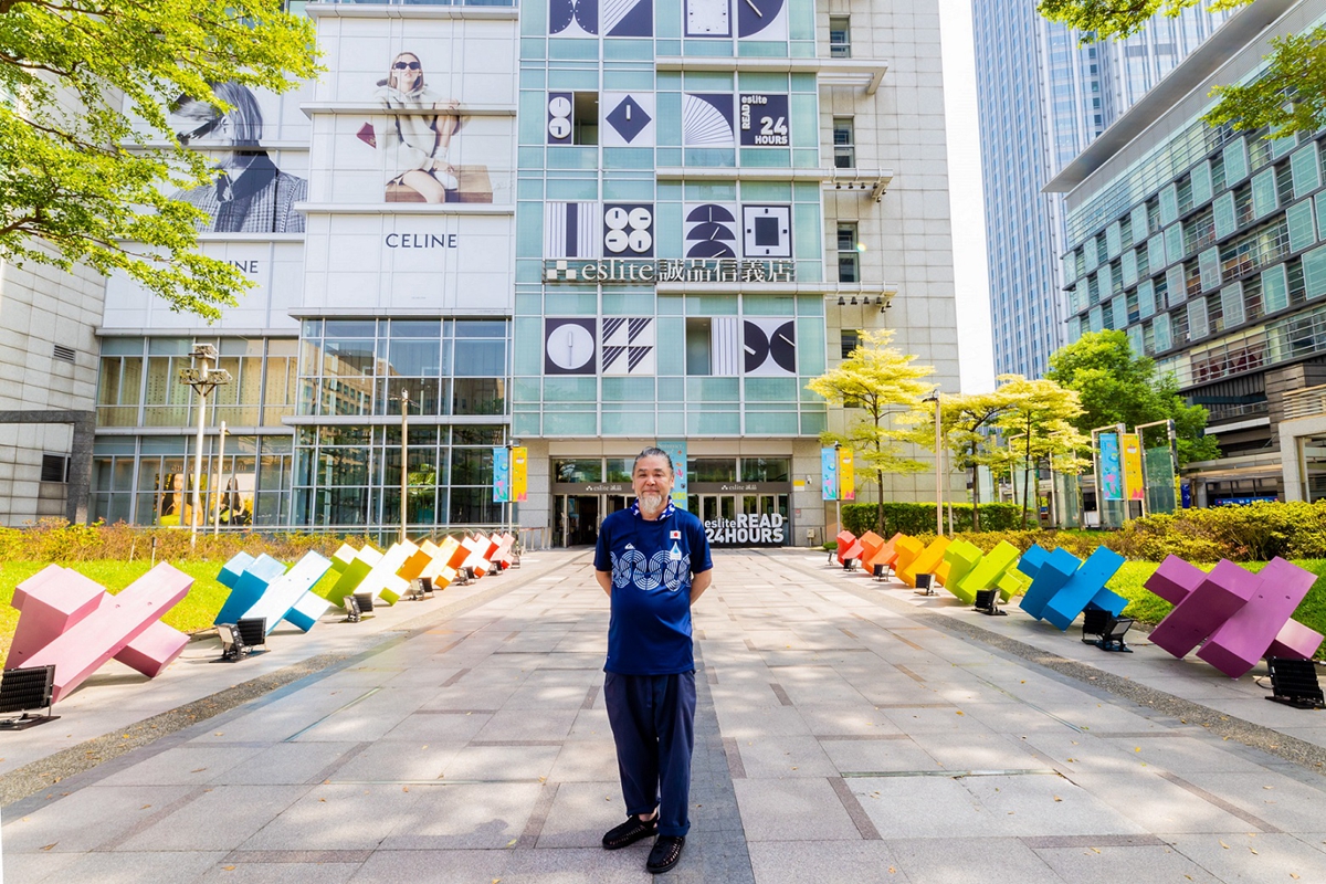 東京奧運會徽創作者野老朝雄帶著千紙鶴來台開展：在信義誠品打造如萬花筒般的萬千世界！