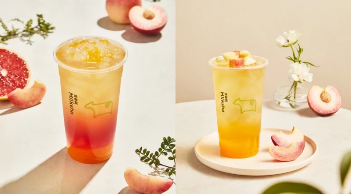 2023夏日手搖飲新品推薦Top 6！日出茶太×海綿寶寶「鳳梨奶綠」、迷克夏「柚享粉桃」清爽又消暑