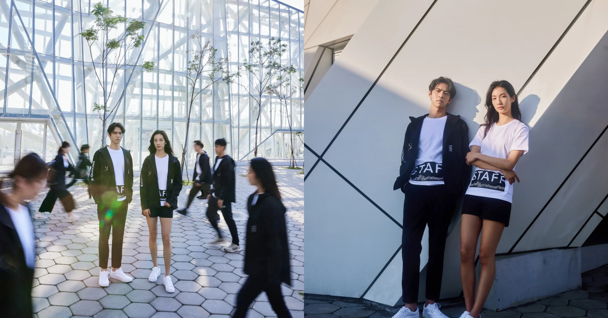 這家電信行制服好時髦！APUJAN結合科幻文學元素，為「台灣大哥大」換上全新黑白橘配色制服