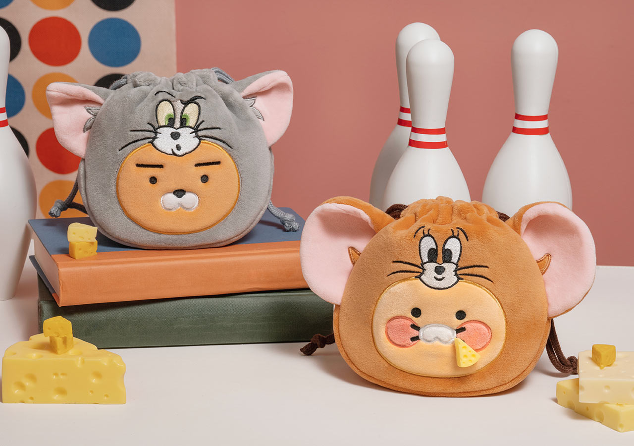 心臟爆擊！Kakao Friends×《Tom and Jerry》聯名小物登場，萊恩湯姆貓、春植傑利鼠可愛炸
