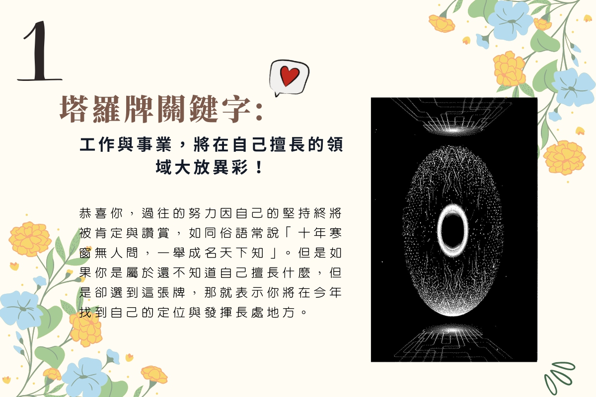 塔羅占卜 | 年後將在哪個領域大放異彩？