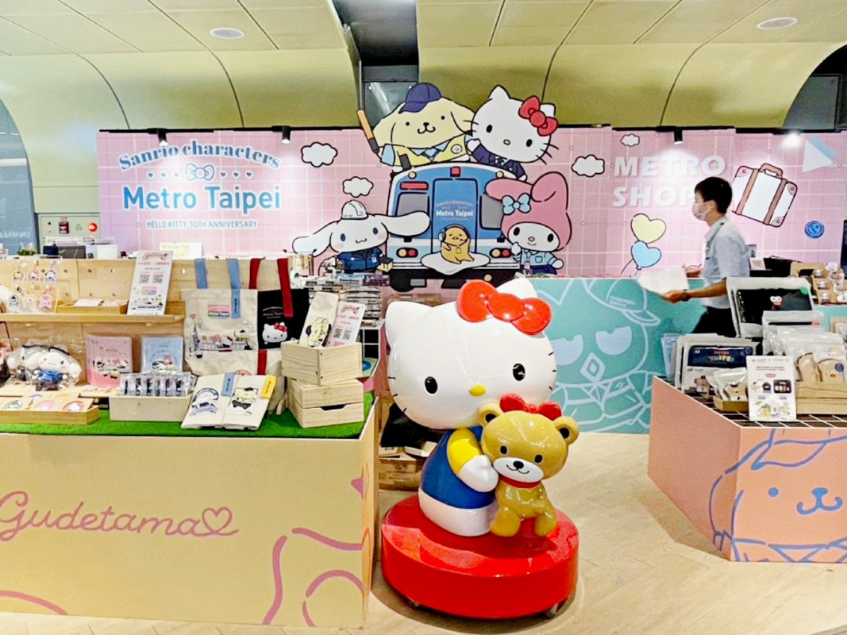 台北捷運攜手三麗鷗家族一起萌翻天！推出限量聯名商品、打卡點與彩繪列車遨遊大台北