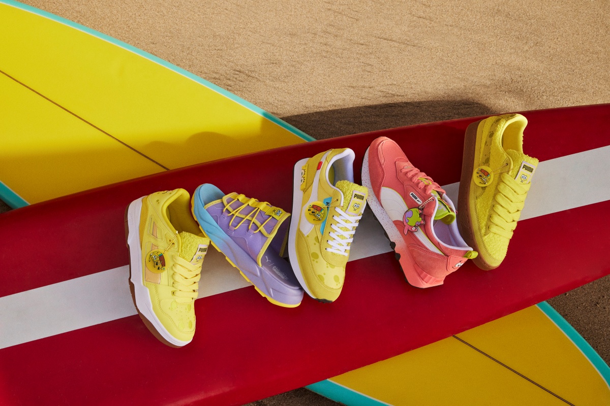 2023卡通聯名球鞋太可愛！PUMA×海綿寶寶、adidas×Hello Kitty全都又萌又時髦