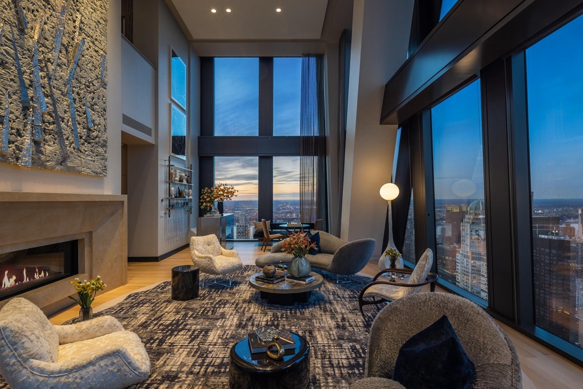 開箱紐約千億豪宅： 53 West 53 以紐約為靈感的全新住宅大樓，公開頂樓公寓奢豪設計空間