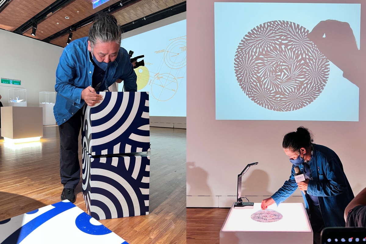 東京奧運會徽創作者野老朝雄帶著千紙鶴來台開展：在信義誠品打造如萬花筒般的萬千世界！
